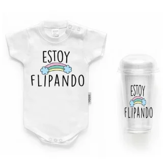 Body Personalizado Bebé Estoy Flipando Boann