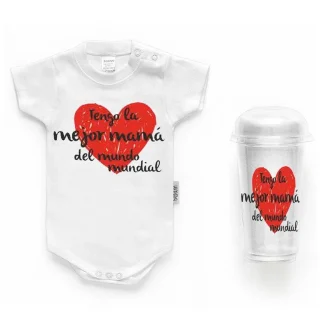 Body Personalizado Bebé Tengo la Mejor Mamá Boann
