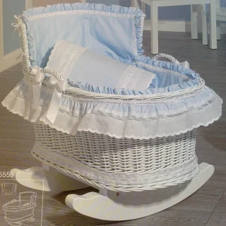 Balancin Mimbre Pique Royal Celeste