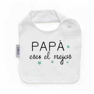 Babero Bebé Papá eres el Mejor Boann