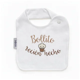 Babero Bebé Divertido Bollito Recien Hecho Boann