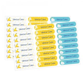 48 Etiquetas para Ropa Adhesivas Personalizadas Llama Boann