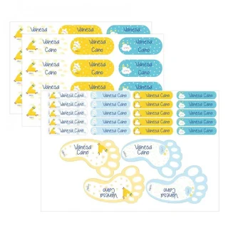 48 Etiquetas Multiusos Adhesivas Personalizadas Llama Boann