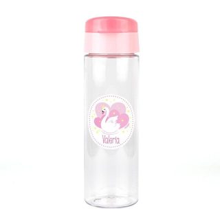 Botella Infantil Personalizada 600 ml Cisne Rosa Mi Pipo