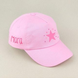 Gorra Junior Personalizada Estrella Rosa Mi Pipo
