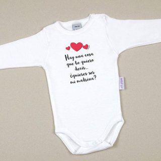 Body Bebé Quieres ser mi Madrina