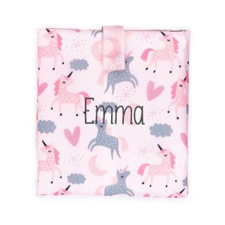 Portabocadillos ECO Funda Higiénica Impermeable Personalizada Unicornio Mi Pipo