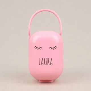 Caja Portachupetes Personalizada Mi Pipo Pestañas