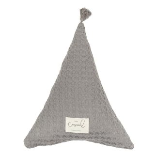 Cojín Decorativo Infantil Crochet Gris Bimbi Casual Dream Marengo