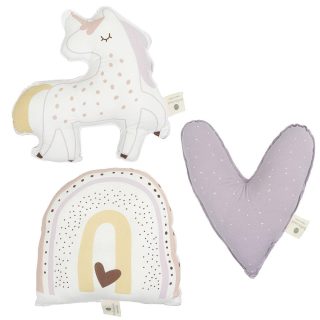 Set 3 Cojines Decorativos Infantiles Happy Days Bimbi Casual