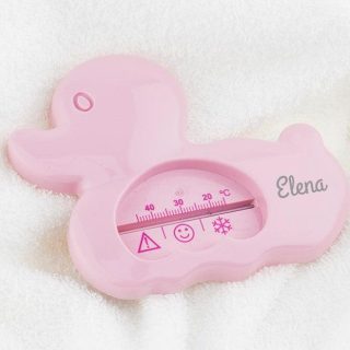 Termometro De Baño Personalizado Rosa