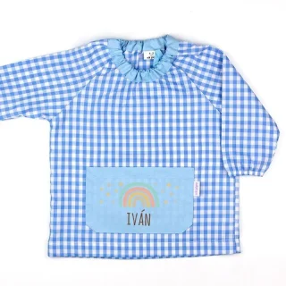 Babi Guardería Cuello sueter Personalizado Mi Pipo Arco Iris Soft