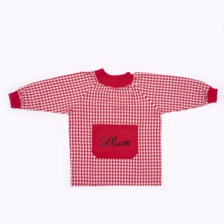 Babi Guardería Cuello sueter Personalizado Nanetes Rojo