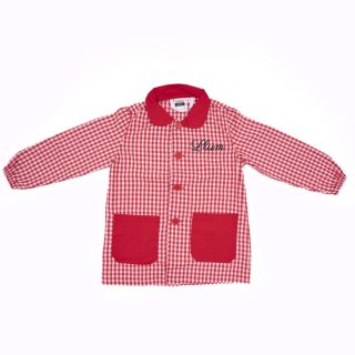 Babi Guardería Personalizado Botones Nanetes Rojo