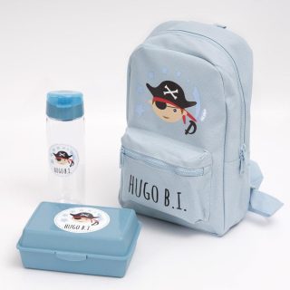 Pack Vuelta al Cole Niño Pirata Azul Mi Pipo