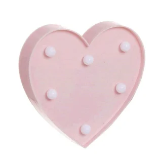 Corazon De Leds Rosa Mi Pipo