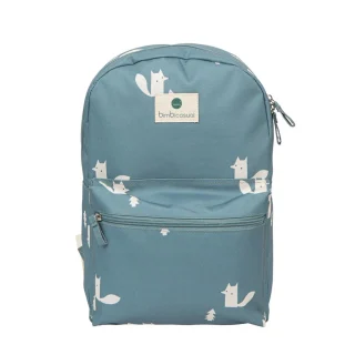 Mochila escolar FOX verde bimbi casual