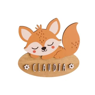 Placa puerta personalizada decorativa Zorro