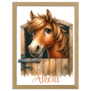 Cuadro Infantil Decorativo Caballo