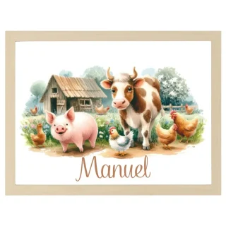 Cuadro Infantil Decorativo La Granja