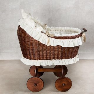 Moisés de Mimbre Bebé ABC Baby Winsord Beige