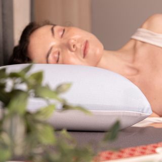 Almohada Viscoelástica Brezzz Cervical Blue