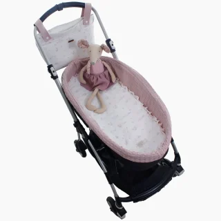 Colchoneta capazo+muselina Telma Uzturre