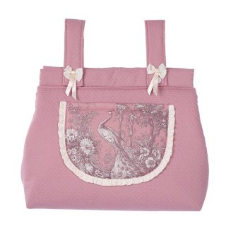 Bolso Canasto Carro Bebe Maquillaje Pavo Real Bebiti Nanetes
