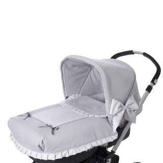 Colcha Capazo A Medida Carro Bebé 742 Flores Bebiti By Nanetes