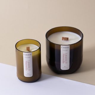 Lavanda & Manzanilla · 125 | 260g · Vela Artesanal de Cera de Soja