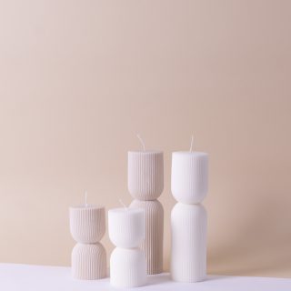 Columnas | Velas Decorativas · Dos colores disponibles