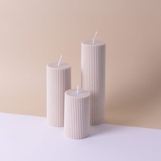 Cirios | Velas Decorativas · Dos colores disponibles