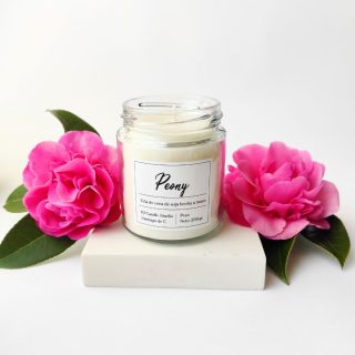Vela aromática floral Peony