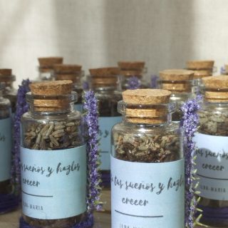 Frasquito semillas de lavanda