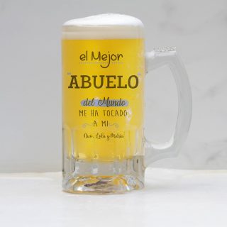 Jarra Cerveza «El Mejor Abuelo»
