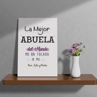 Lienzo «La Mejor Abuela»