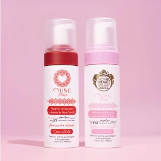 Espuma íntima Rose Mystik + Espuma íntima de almizcle blanco
