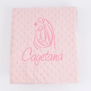 Manta Bebe Personalizada Navideña Nanetes Portal de Belén