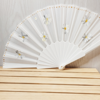 Abanico pintado flores