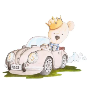 Vinilo Infantil Lolo Beetle Sueños de Cigüeña