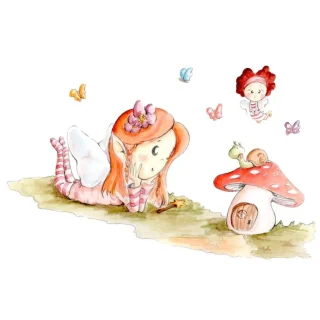 Vinilo Infantil Hada Maravilla Sueños de Cigüeña