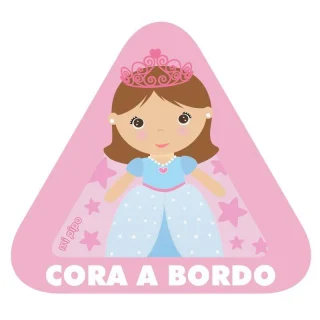 Bebé a Bordo princesa personalizada Mi Pipo