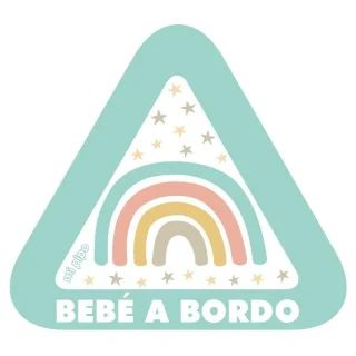 Bebé a Bordo Arco Iris Mi Pipo