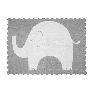 Alfombra Niños Elefantino Gris