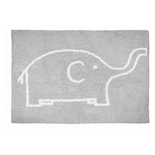 Alfombra Niños Elefante Gris