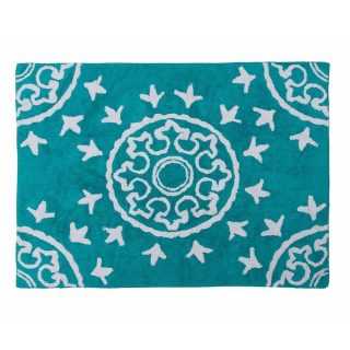 Alfombra Infantil Algodón 100% Lavable Aratextil Duna Turquesa