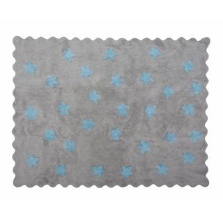 Alfombra Lavable Eden Aratextil Gris/Azul
