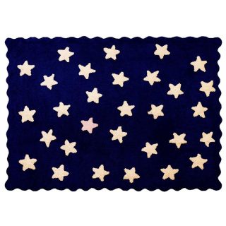 Alfombra Algodón Lavable Eden Marino Aratextil