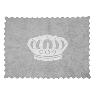 Alfombra Juvenil corona gris