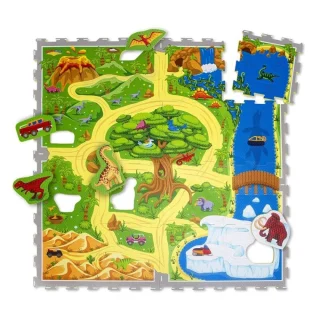 Alfombra Puzzle Infantil DInosaurios